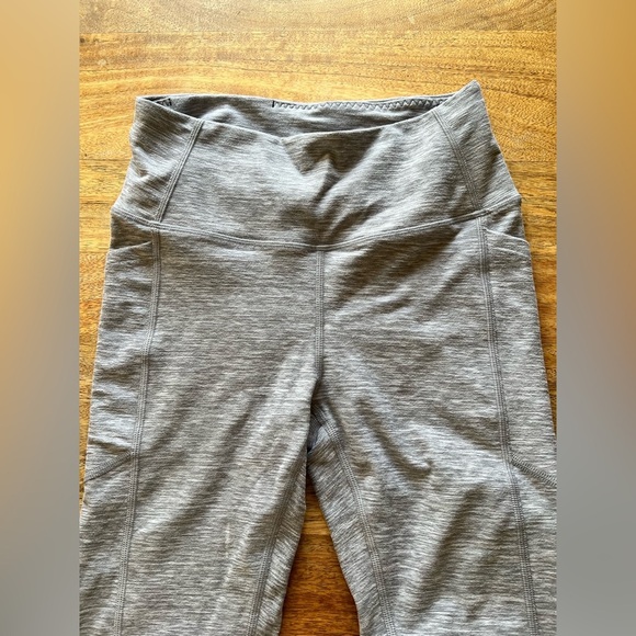 Heather Gray Leggings Size 2 Long | Side pockets - Picture 2 of 9